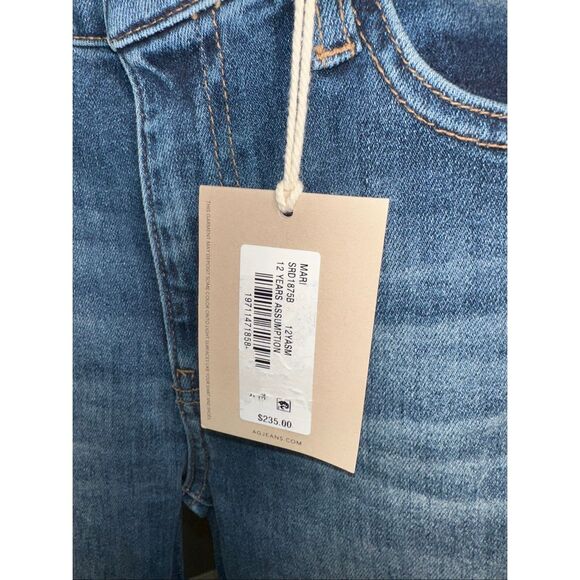 AG Mari Mid Rise Slim Straight Leg Jeans in 12 Years Assumption Size 25 $235 - Picture 12 of 13